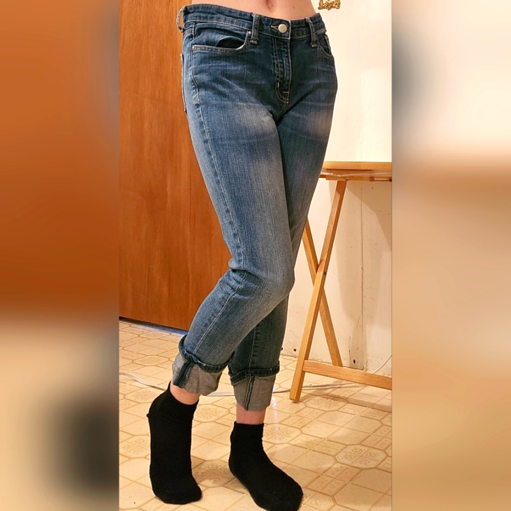 GAP Straight Cuff Denim Jeans Size US 6